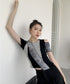 Color Block Cut-Out Top